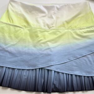 Women’s Ombré Pleated Lucky in Love Skort